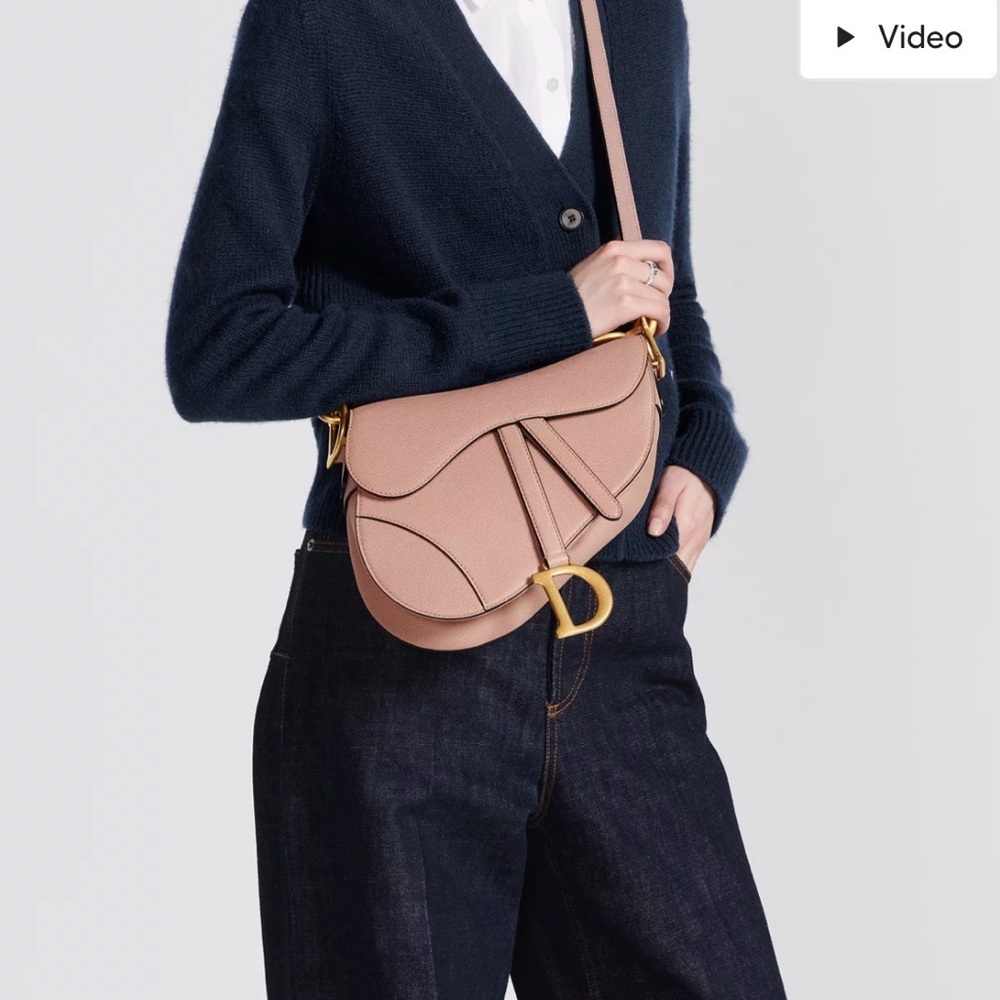 Beige Saddle Bag